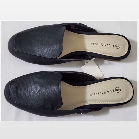 New Size 7 Black Slide Mules Shoes - Picture 5 of 14